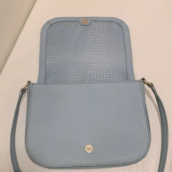 KATE SPADE Laurel Way Large Carsen Crossbody in Light Blue - Picture 5 of 11